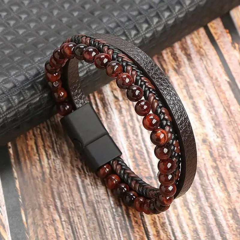 Classic Men's Leather Bracelet New Style