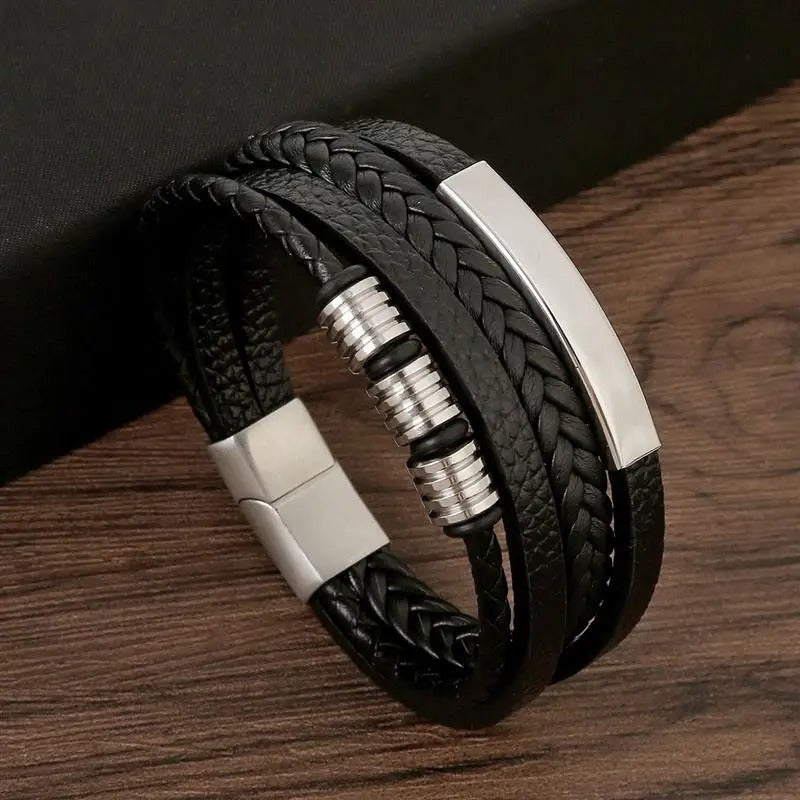 Classic Men's Leather Bracelet New Style