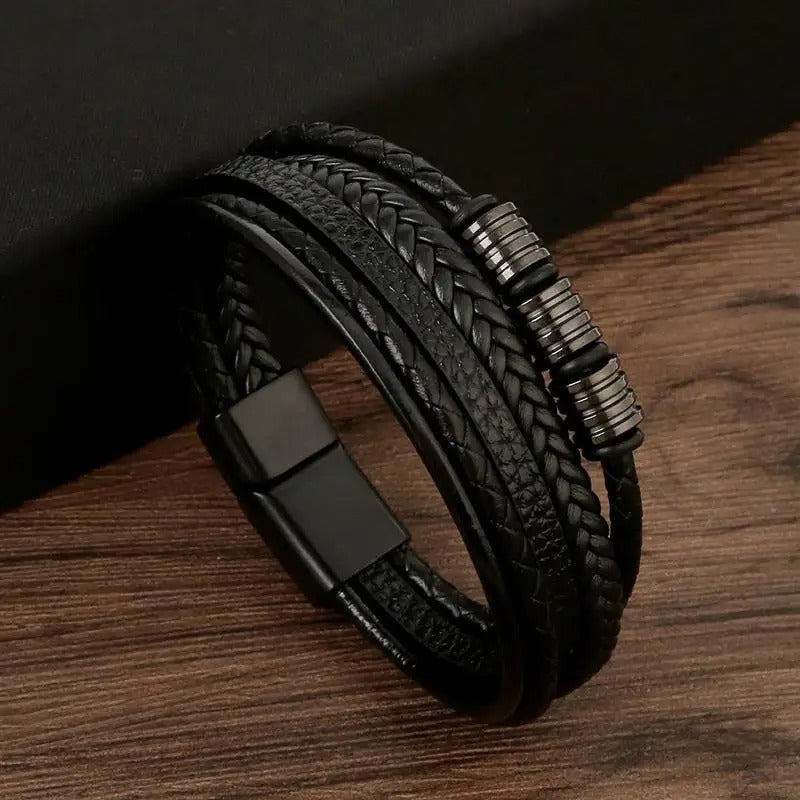 Classic Men's Leather Bracelet New Style