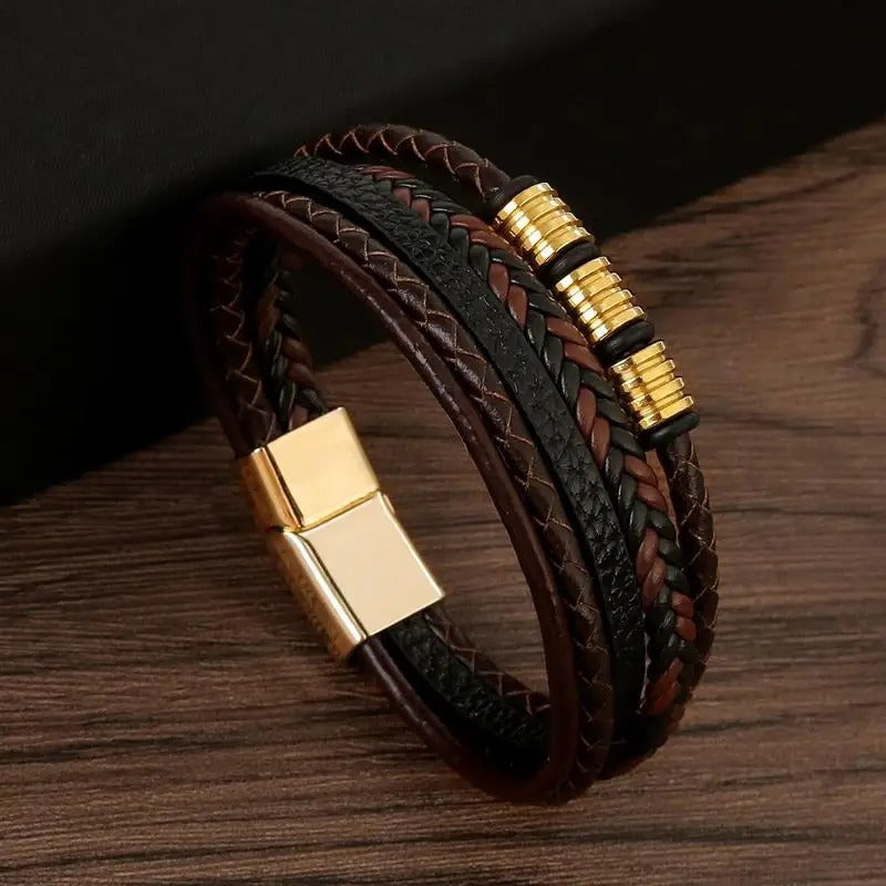 Classic Men's Leather Bracelet New Style