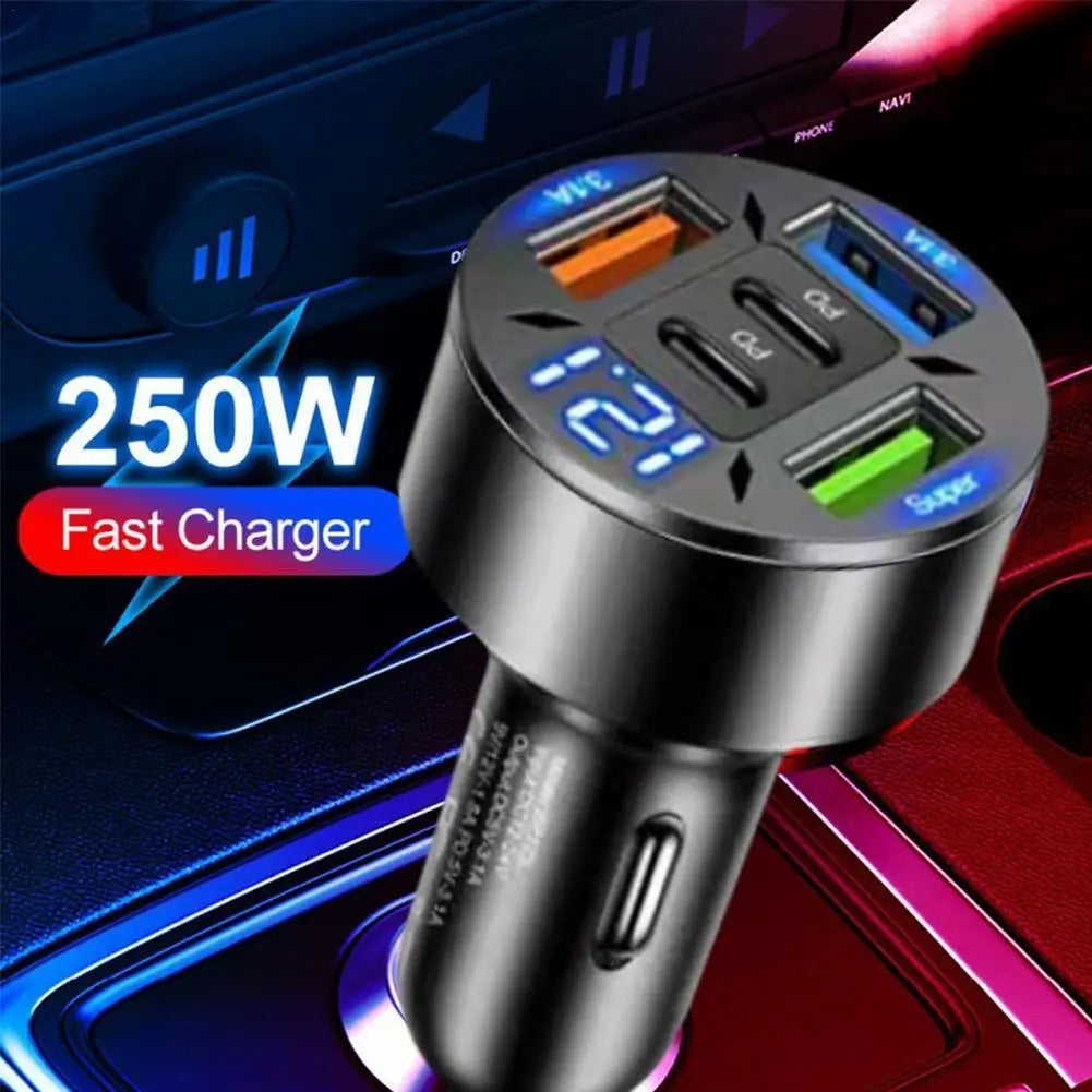 5-In-1 Fast Car Charger