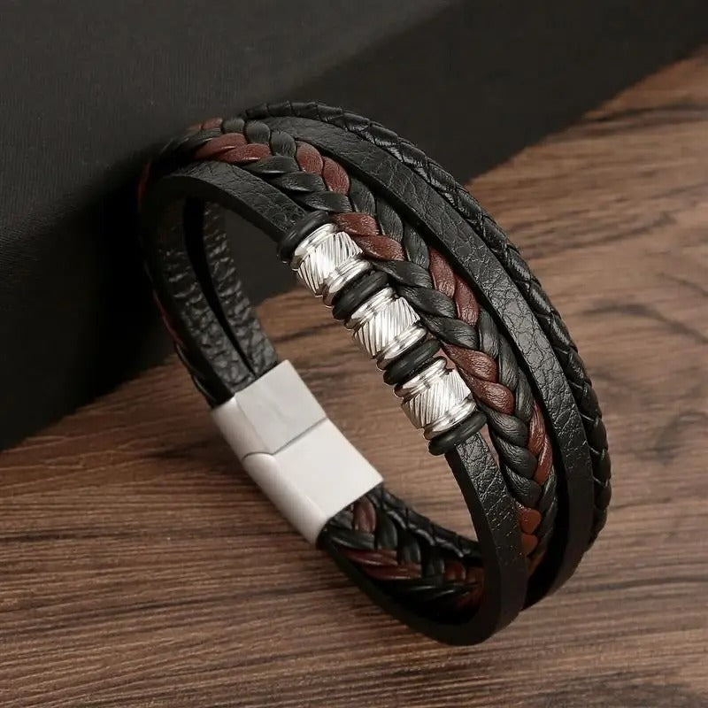 Classic Men's Leather Bracelet New Style