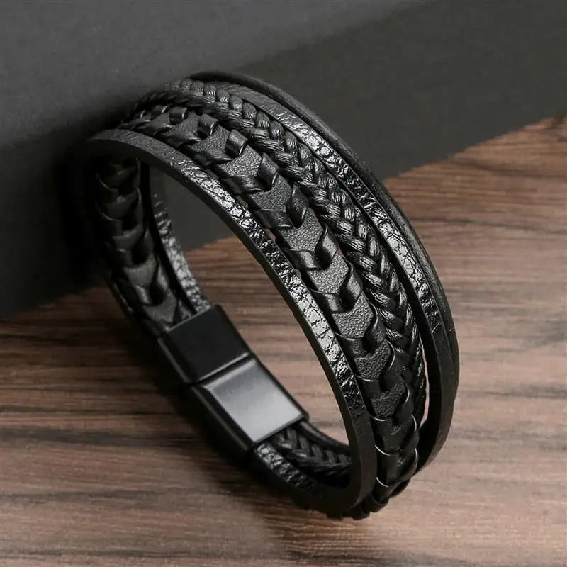 Classic Men's Leather Bracelet New Style