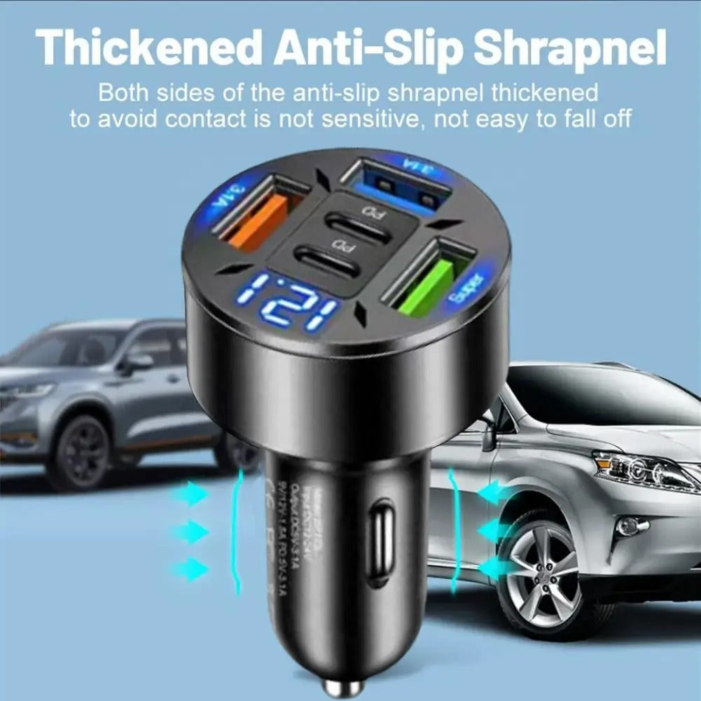 5-In-1 Fast Car Charger