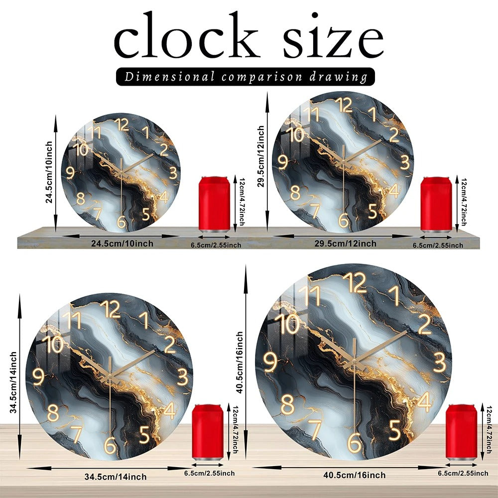 1 piece wooden wall clock