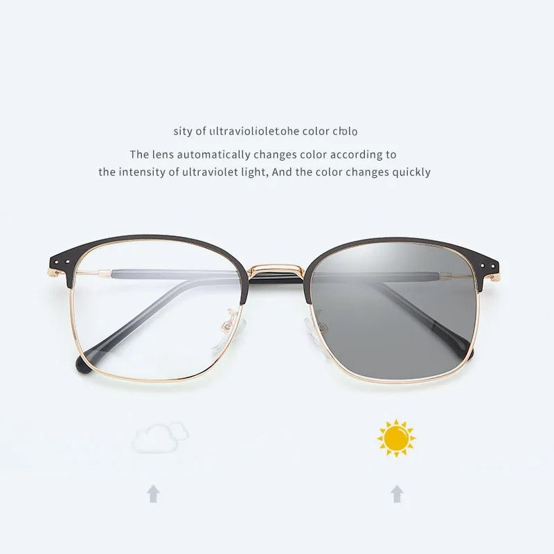 Photochromic Frameless Eyeglasses for Men