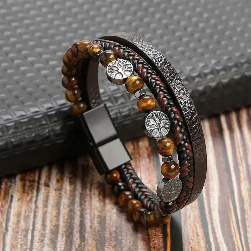 Classic Men's Leather Bracelet New Style