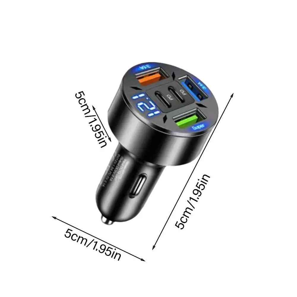 5-In-1 Fast Car Charger